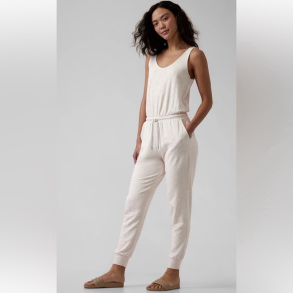 Athleta Pants - ATHLETA COTTON JUMPSUIT NWOT
